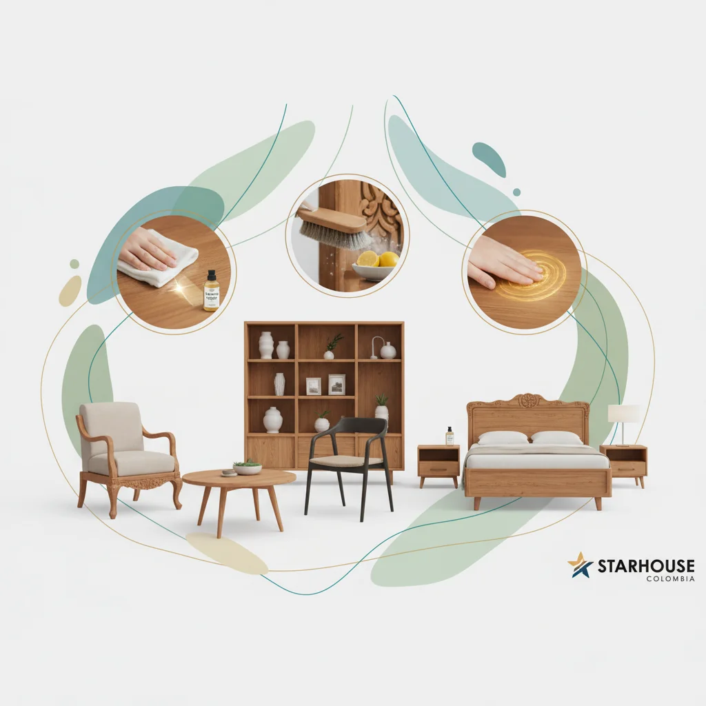 como limpiar muebles de madera características y ventajas