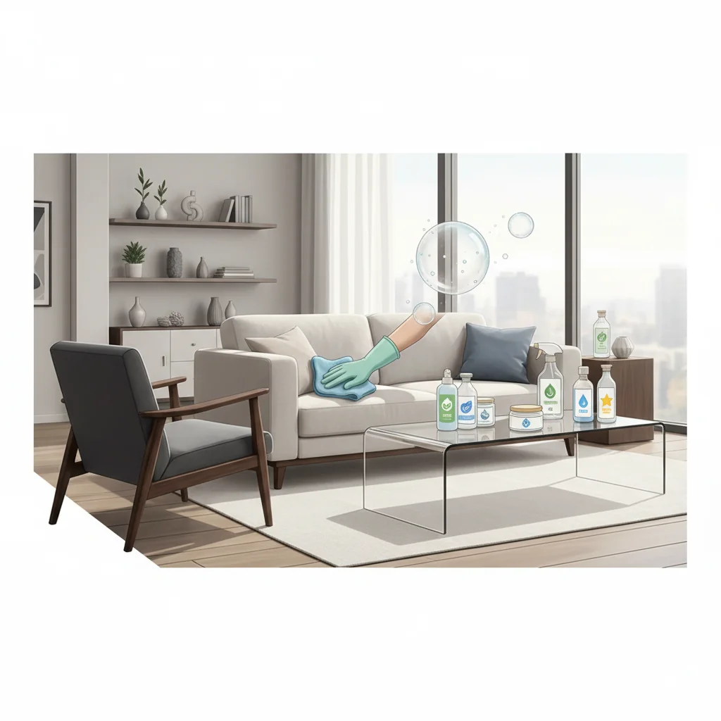 como limpiar muebles de sala con productos de limpieza características y ventajas