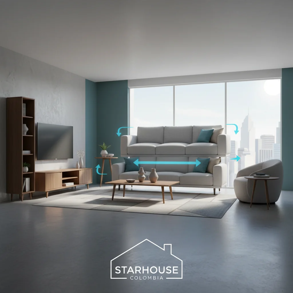 como llevar muebles para la sala características y ventajas