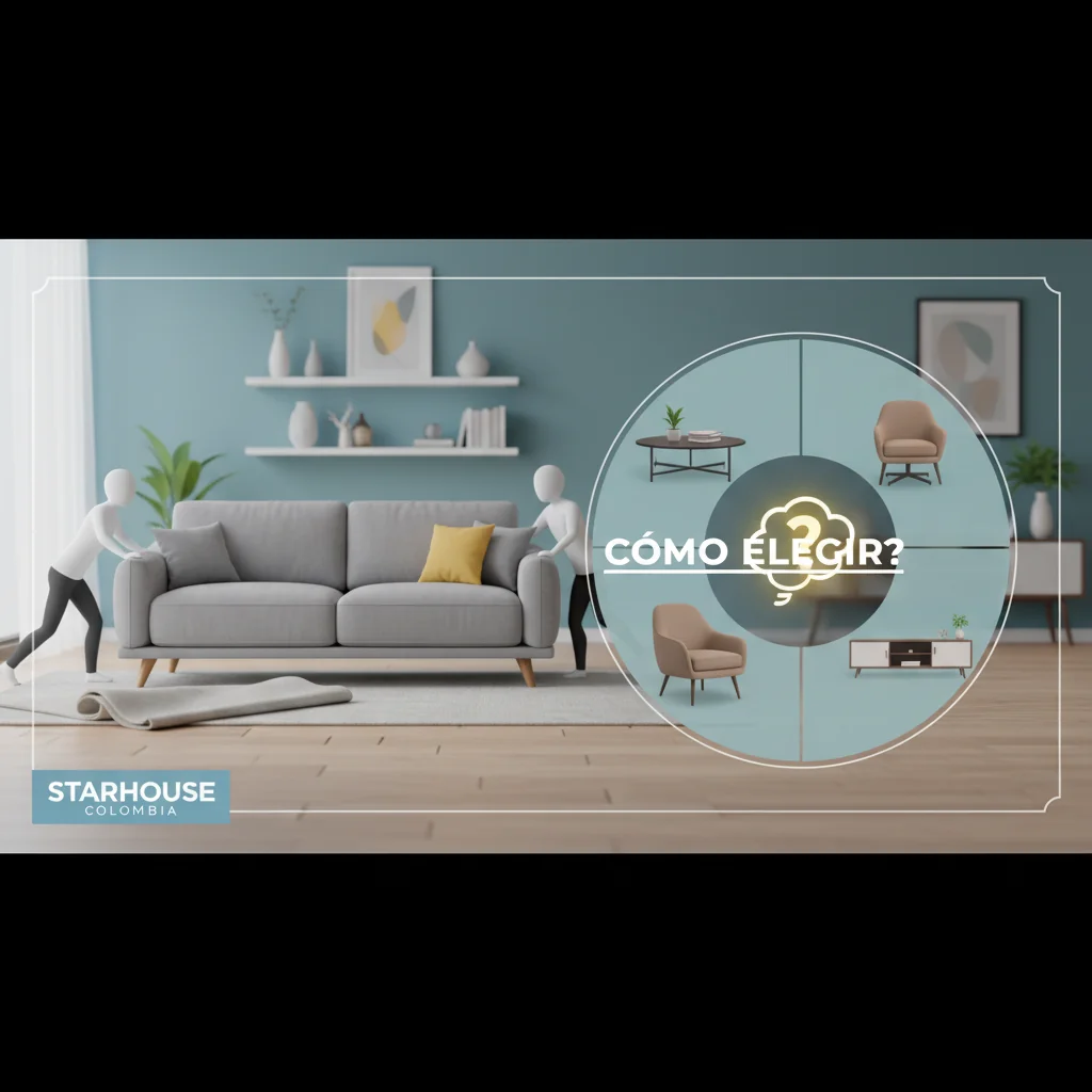 como mover un mueble dentro de la sala cómo elegir