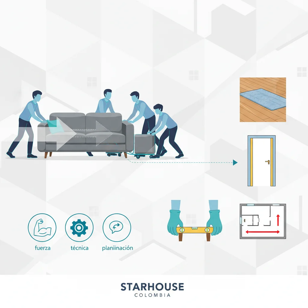 como mover un mueble dentro de la sala características y ventajas