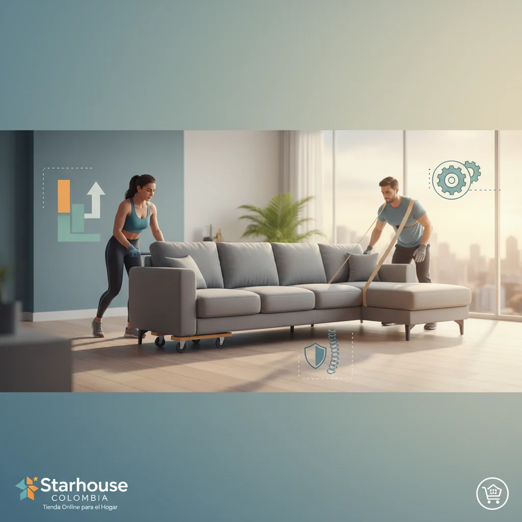 como mover un mueble pesado para sala características y ventajas