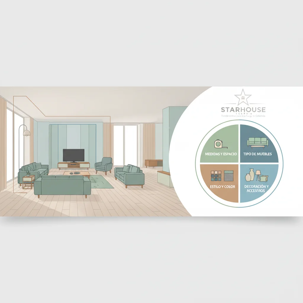como ordenar muebles sala cómo elegir