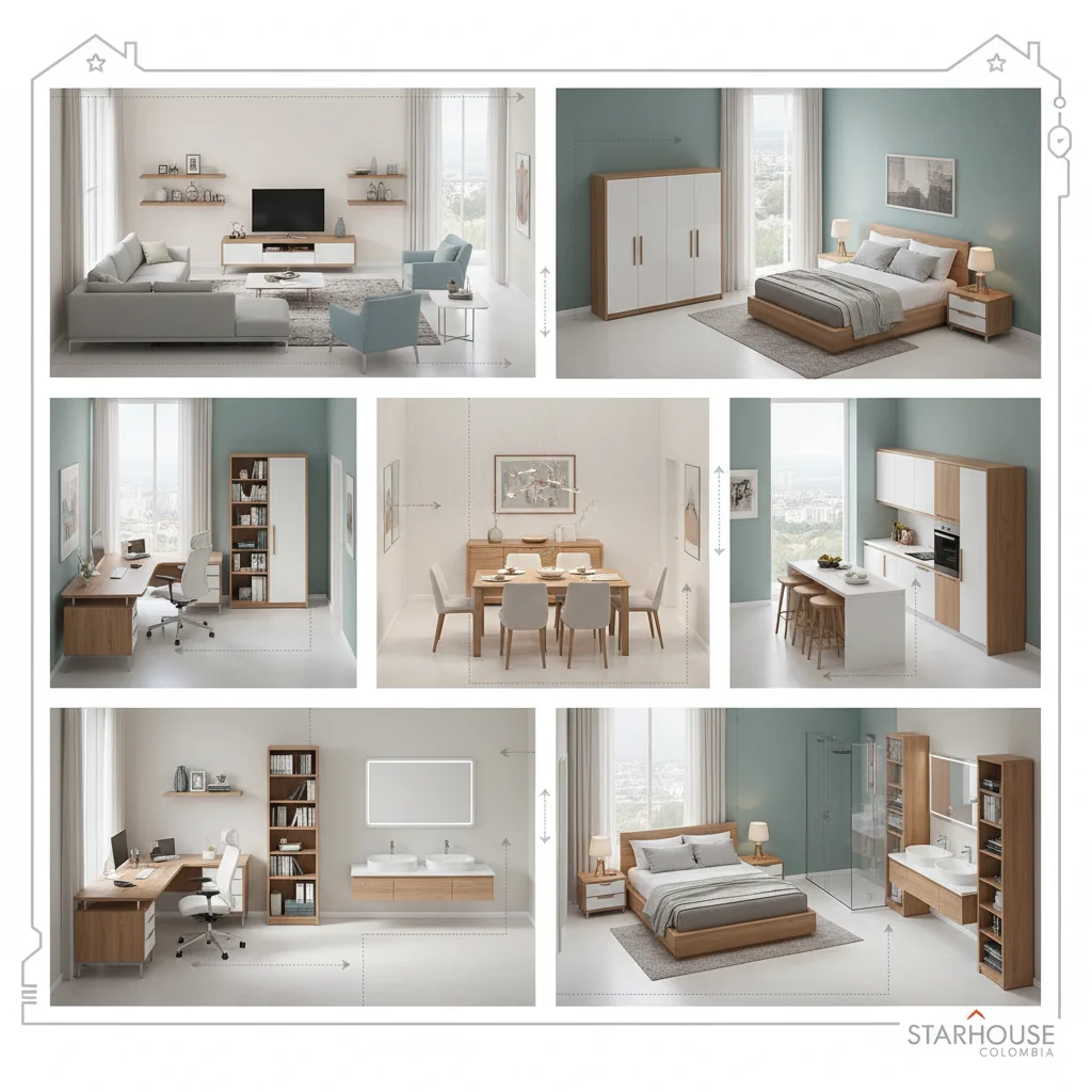 como organizar muebles características y ventajas