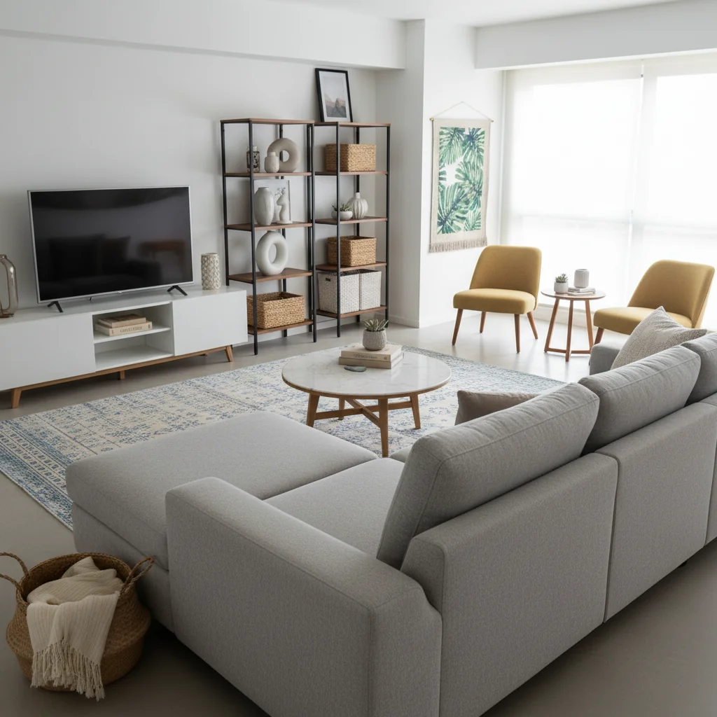 como organizar muebles de sala — pisos y revestimientos en Colombia | Starhouse