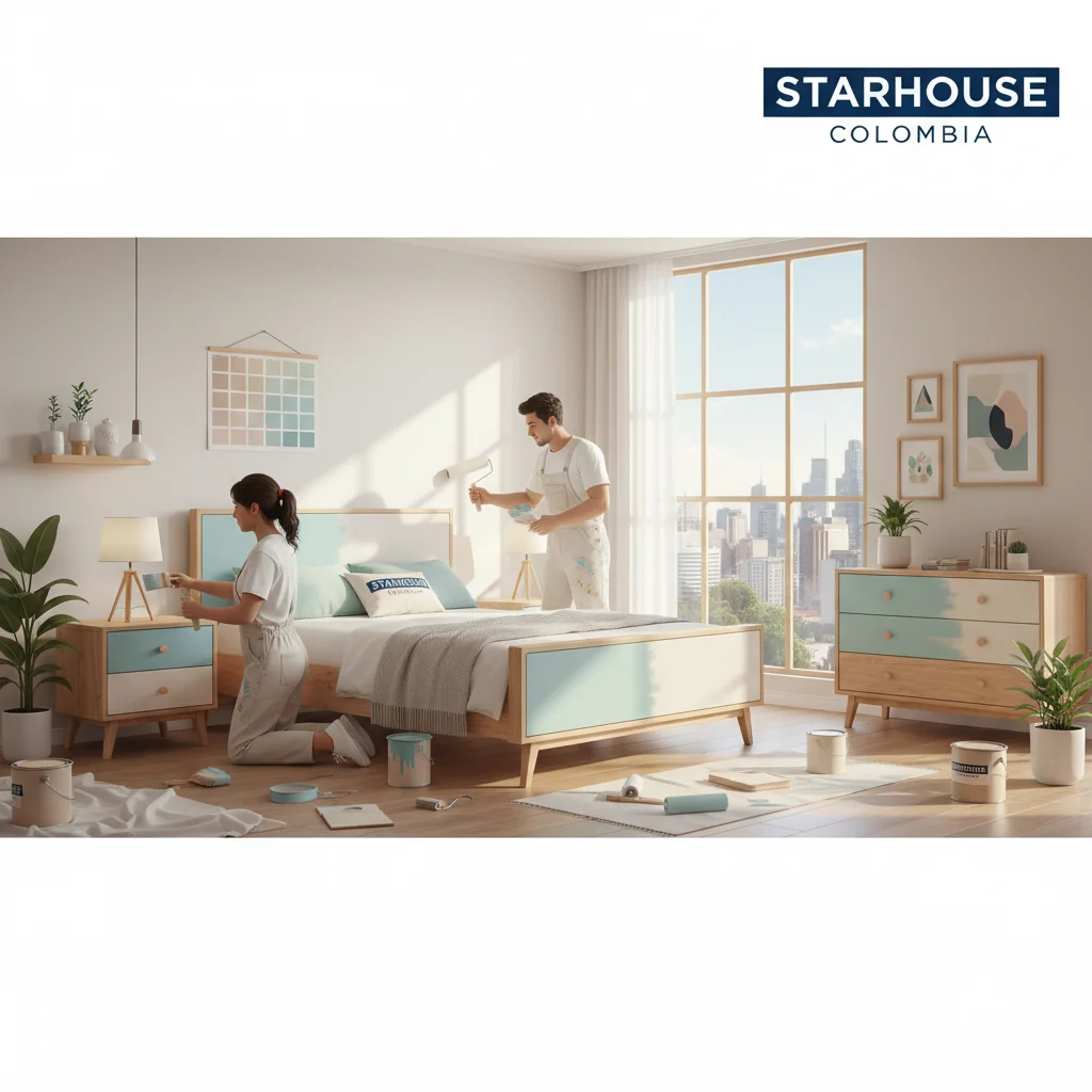 como pintar muebles de dormitorio cómo elegir