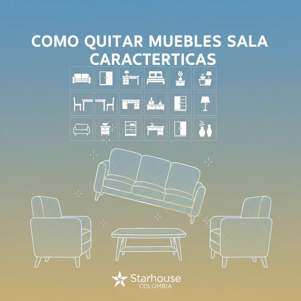 como quitar muebles sala características y ventajas