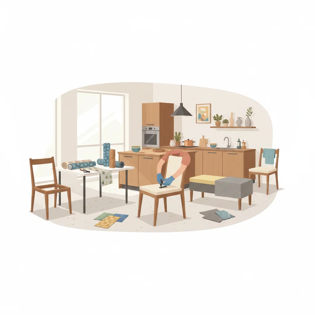 como tapizar muebles de cocina cómo elegir