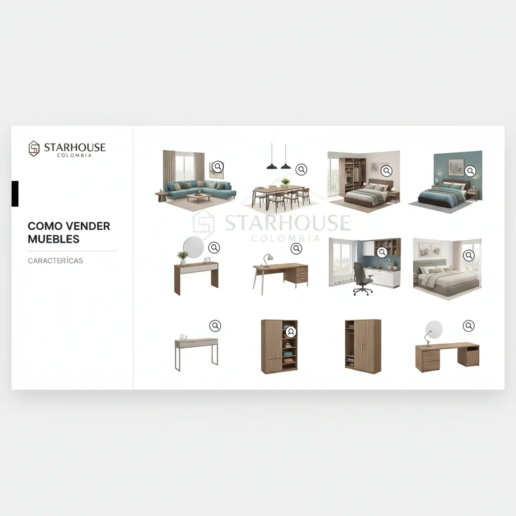 como vender muebles características y ventajas
