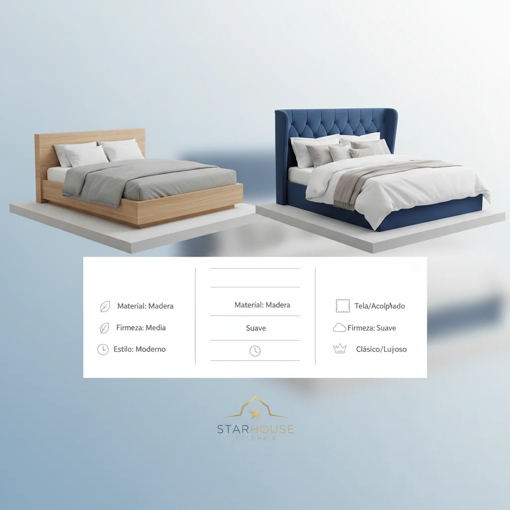 comparar camas de muebles características y ventajas
