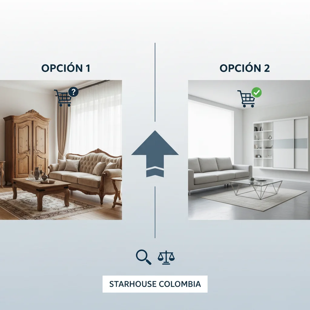 comparar compra muebles cómo elegir
