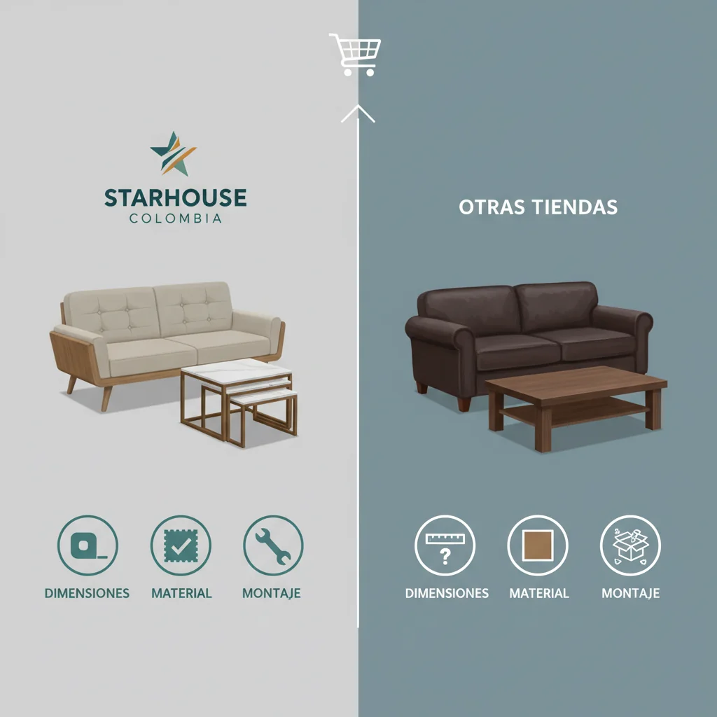 comparar compra muebles características y ventajas