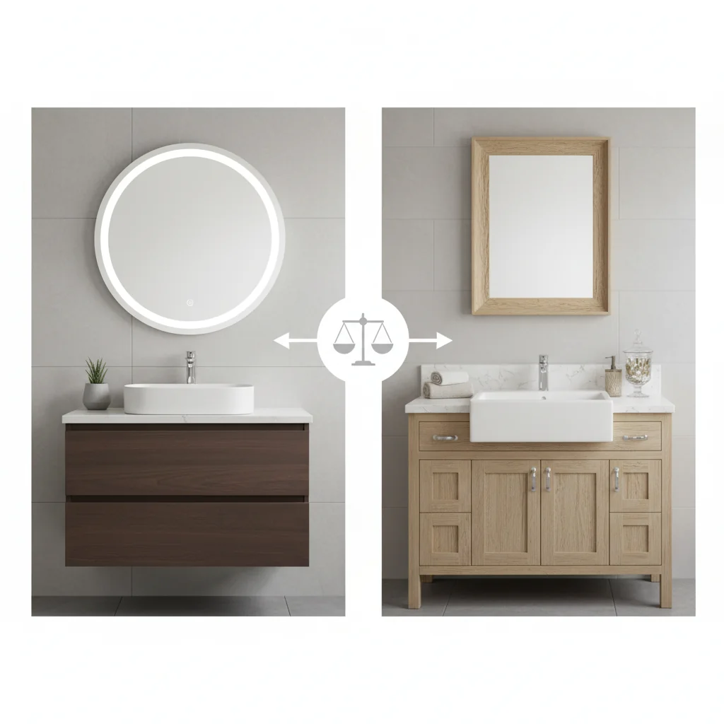 comparar muebles de baño características y ventajas