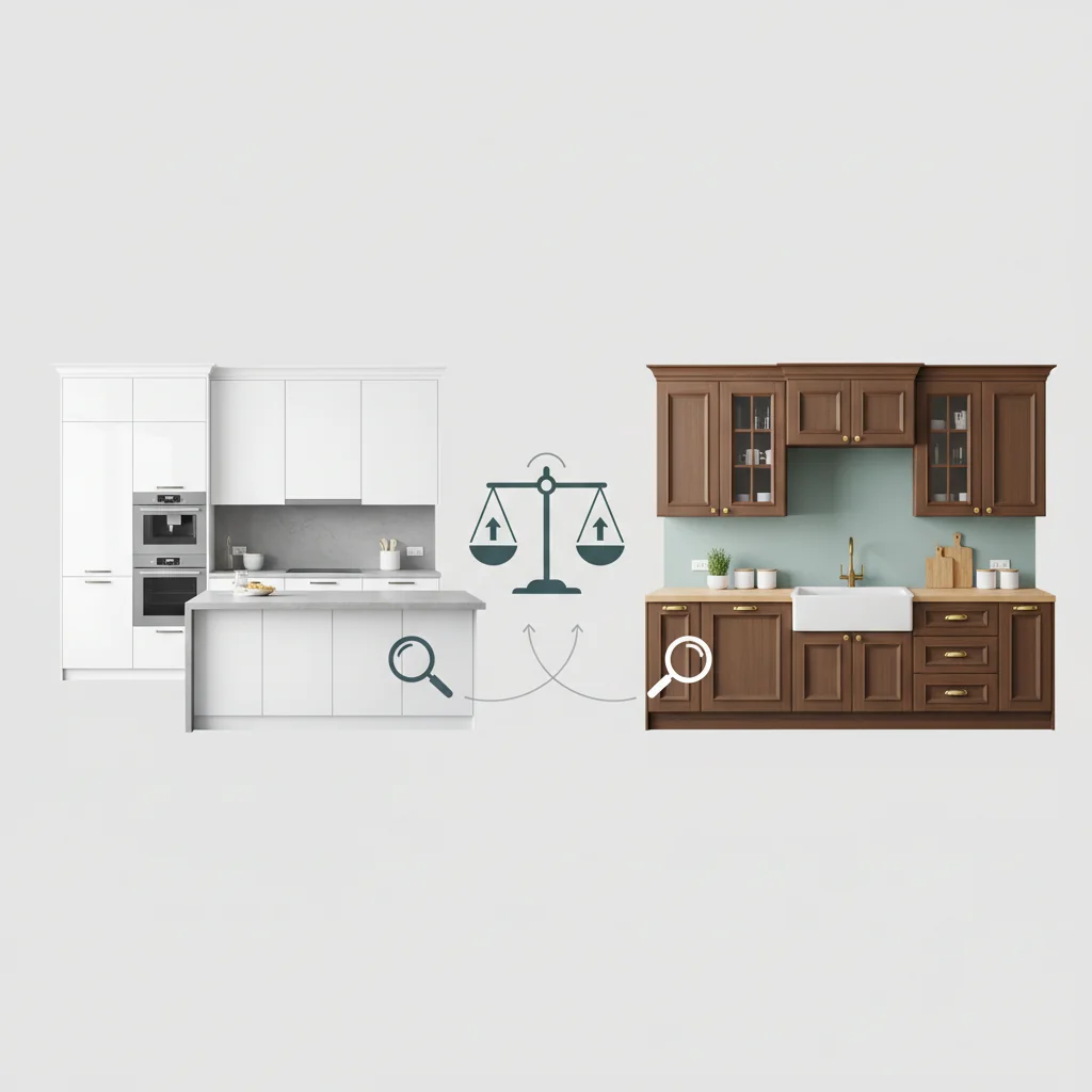 comparar muebles de cocina características y ventajas