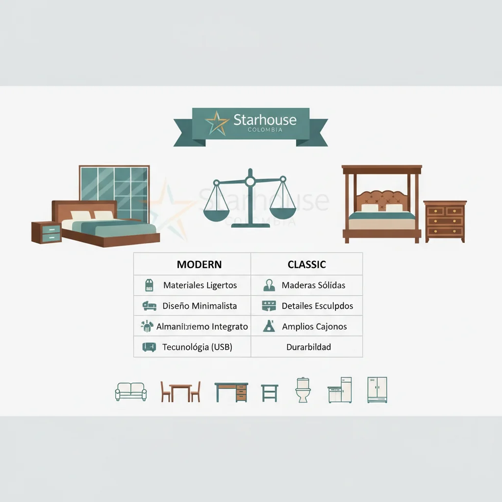 comparar muebles de dormitorio características y ventajas