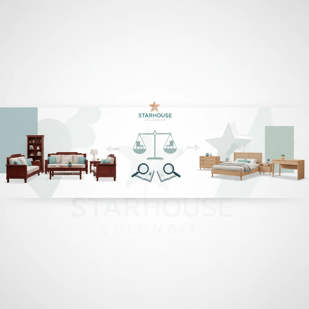 comparar muebles de madera cómo elegir