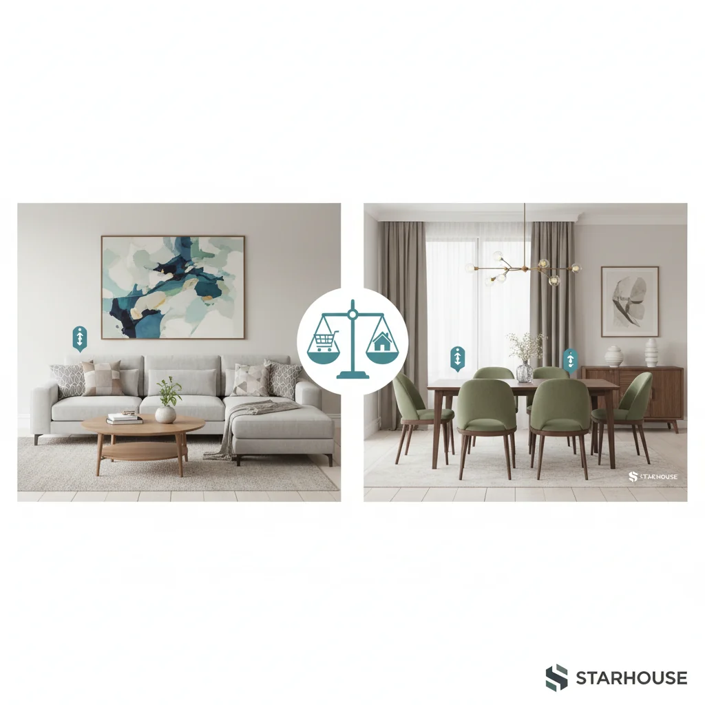 comparar muebles de sala y comedor precio cómo elegir