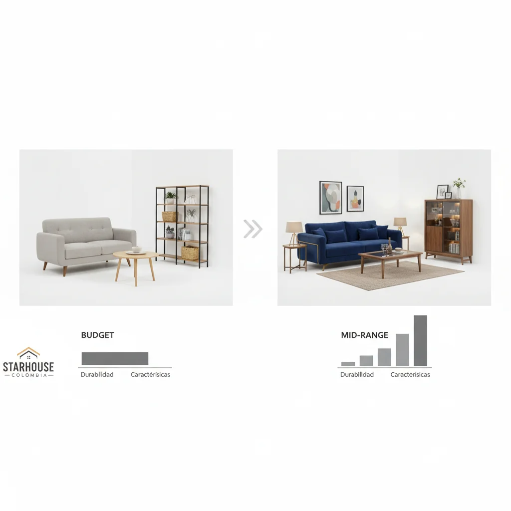 comparar muebles economicos características y ventajas
