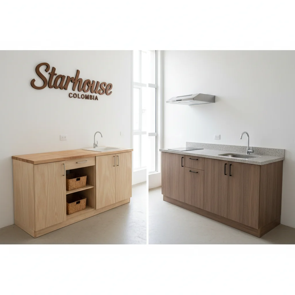 comparar muebles para cocina baratos — pisos y revestimientos en Colombia | Starhouse