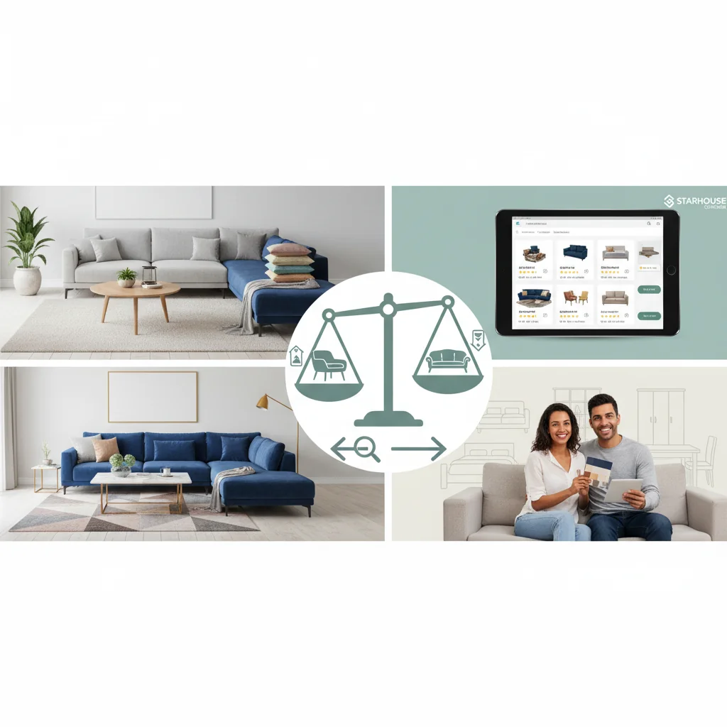 comparar muebles para sala cómo elegir