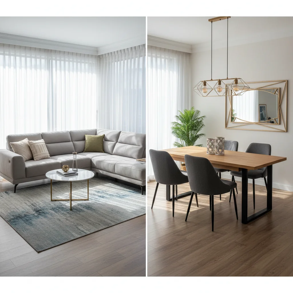 comparar muebles sala y comedor precio — pisos y revestimientos en Colombia | Starhouse