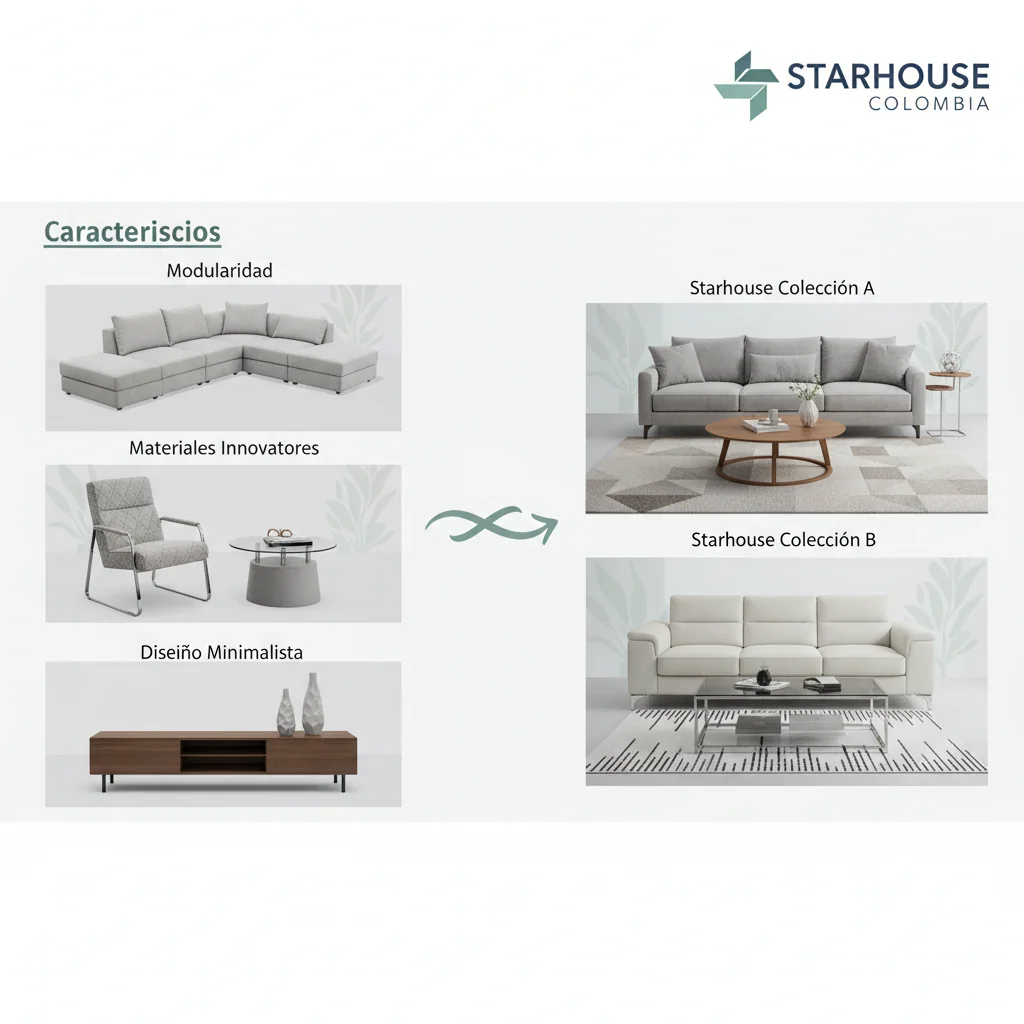 comparar sala muebles modernos características y ventajas