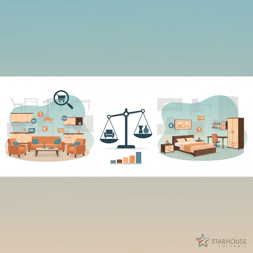 comparar venta de muebles y accesorios precio cómo elegir