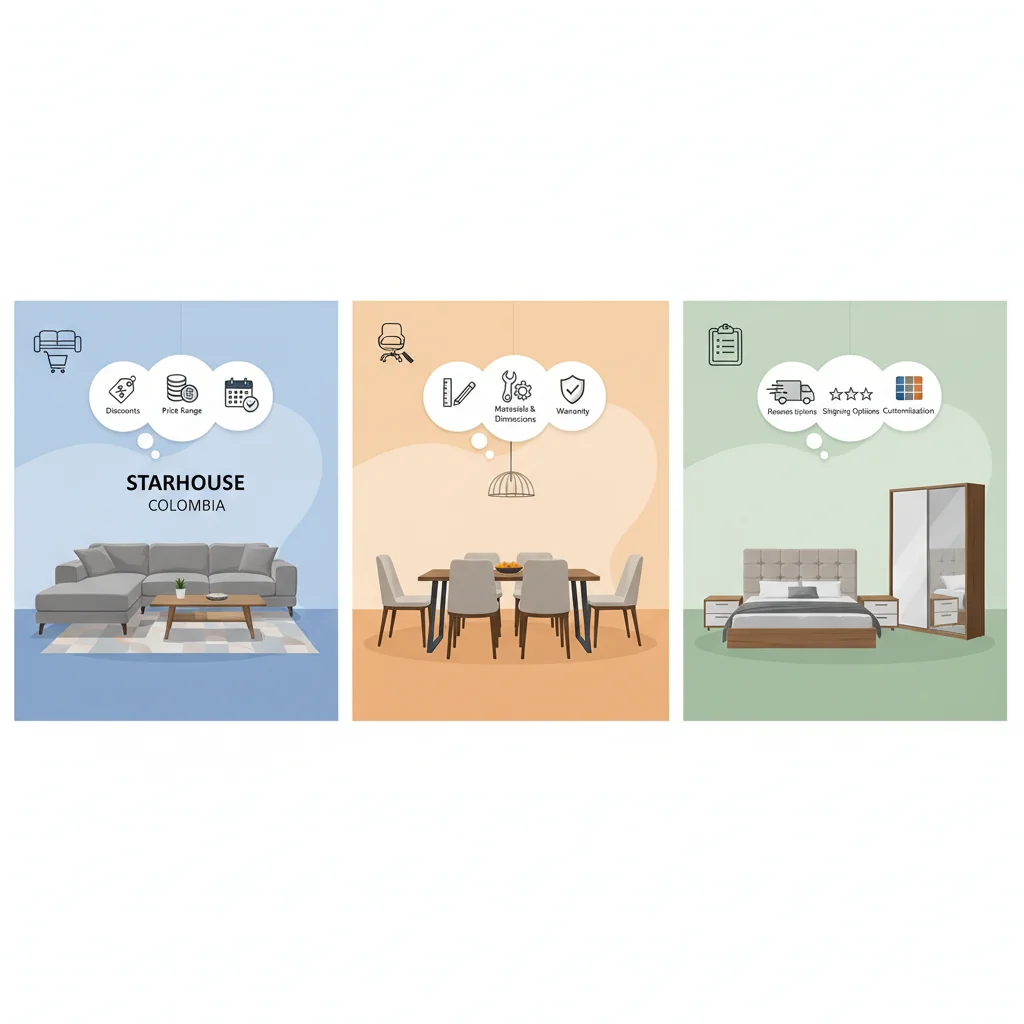 comparar venta muebles características y ventajas