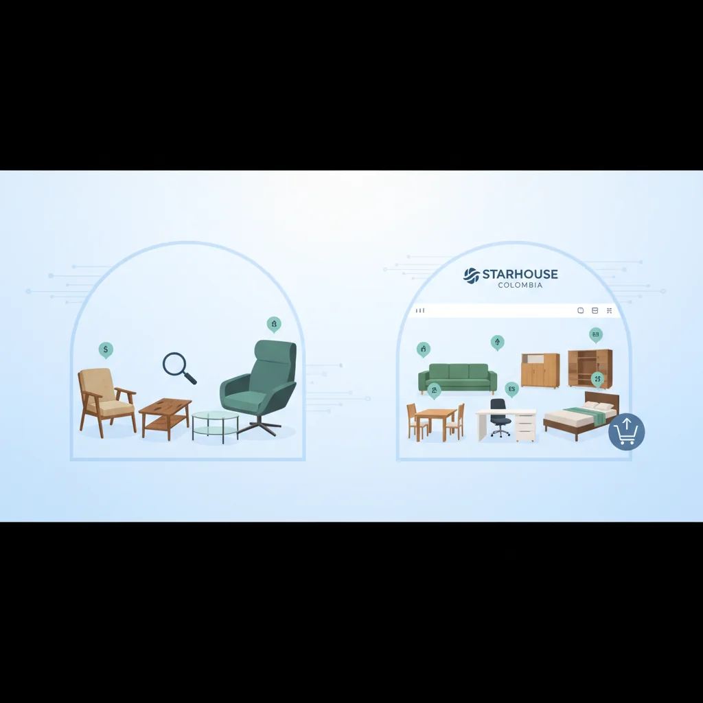 comparar y vender muebles usados características y ventajas