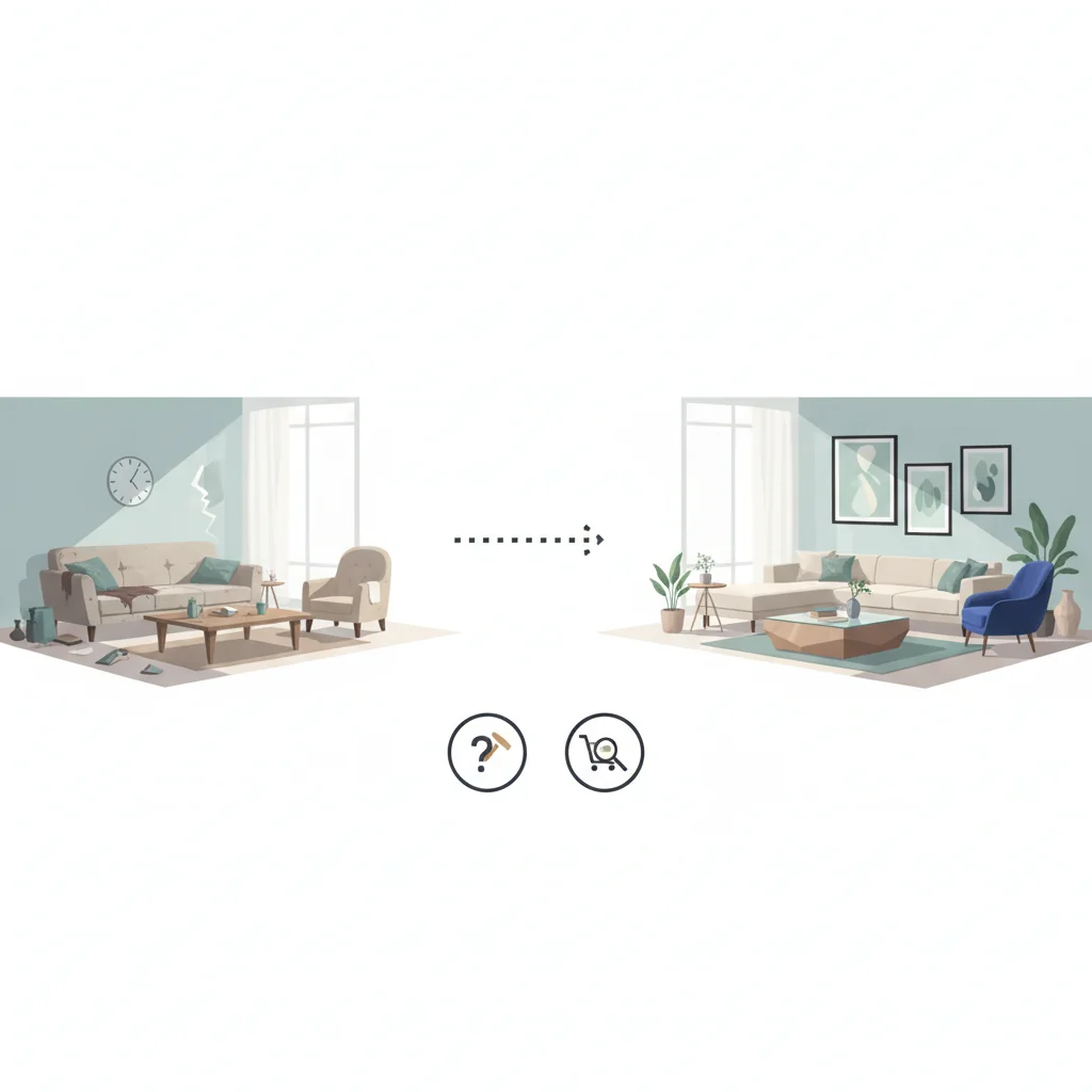 cuando reemplazar muebles de sala cómo elegir