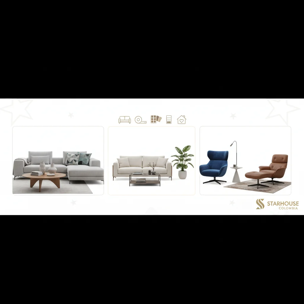 diseños de muebles de sala cómo elegir