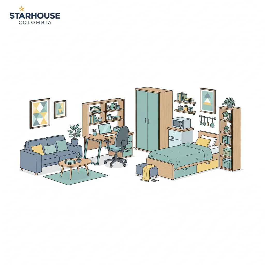 donde comprar muebles para residencias estudiantiles características y ventajas