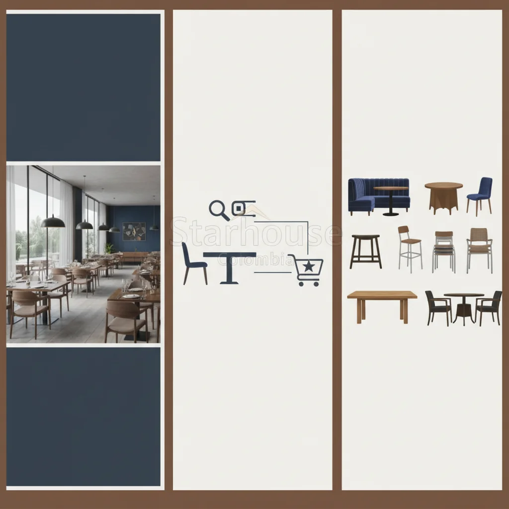 fabrica de muebles para restaurante cómo elegir