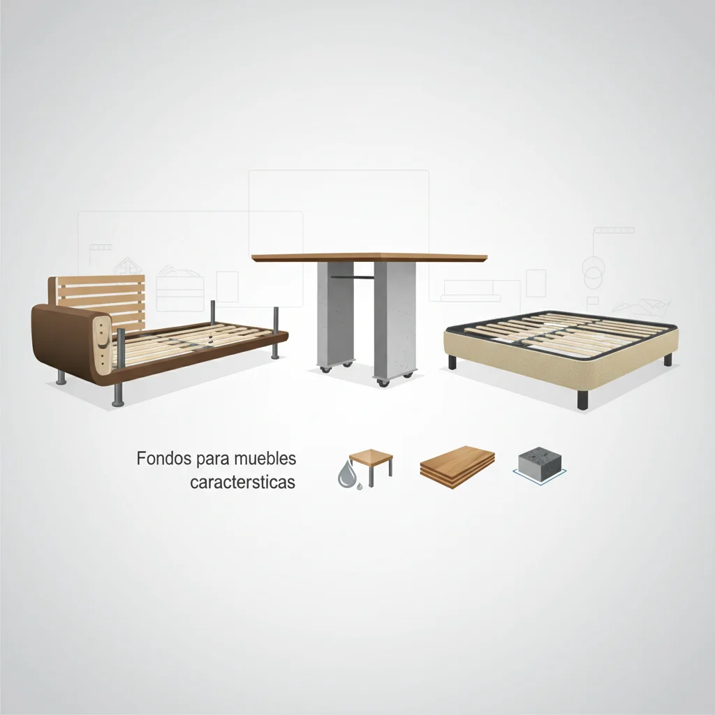fondos para muebles características y ventajas