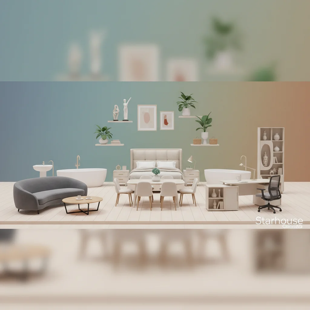 formas de muebles características y ventajas