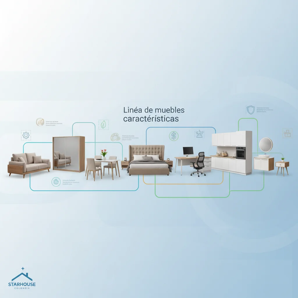 linea de muebles características y ventajas