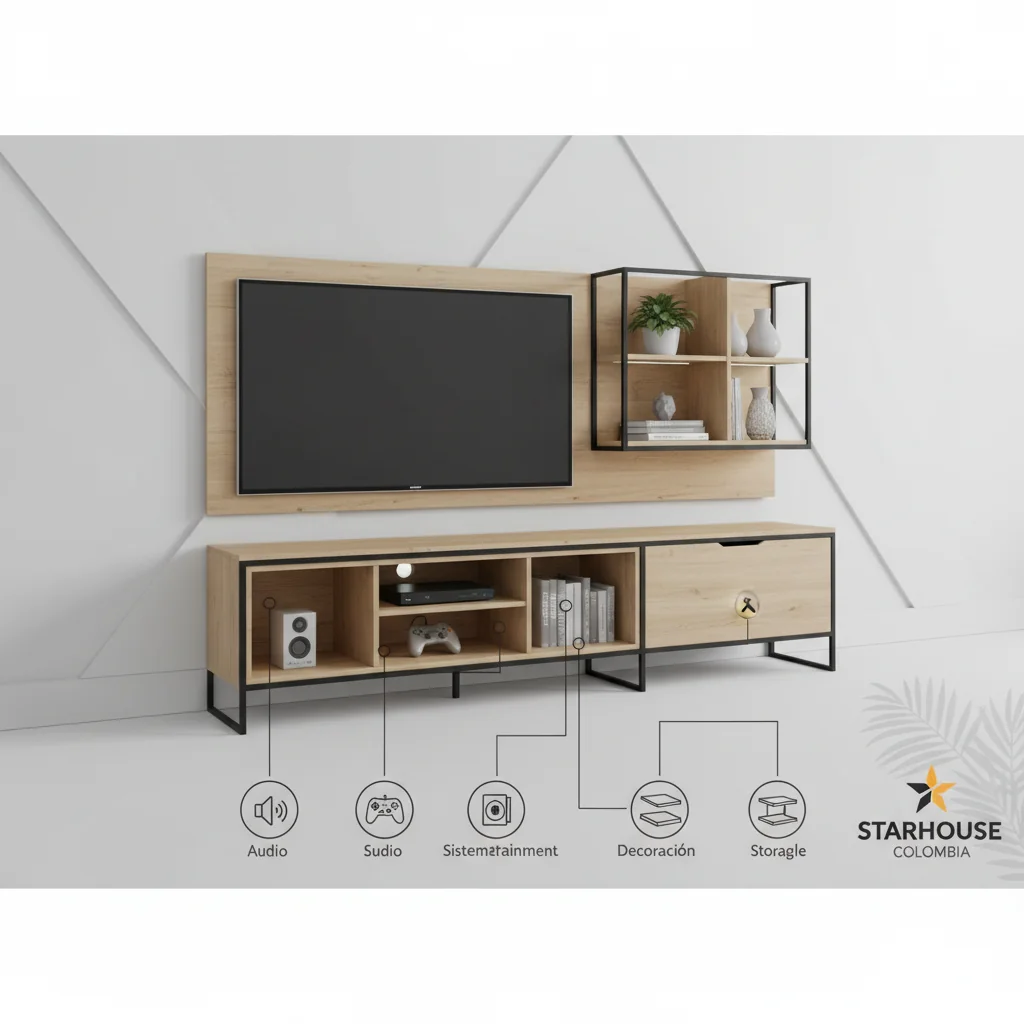 mueble para la television características y ventajas
