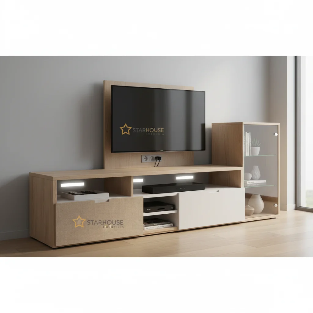 mueble para poner la televisión características y ventajas