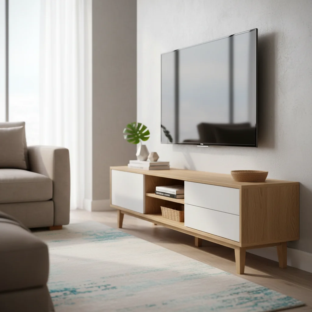 mueble para poner la televisión — pisos y revestimientos en Colombia | Starhouse
