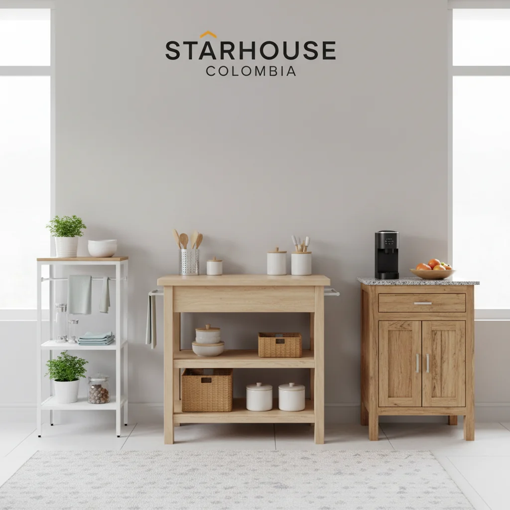 muebles auxiliares de cocina baratas sin ruedas cómo elegir