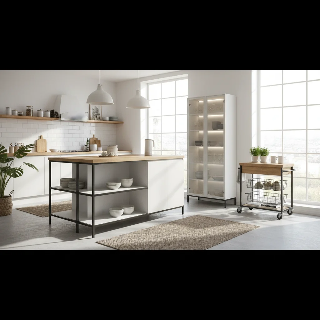 muebles auxiliares de cocina nueva — pisos y revestimientos en Colombia | Starhouse