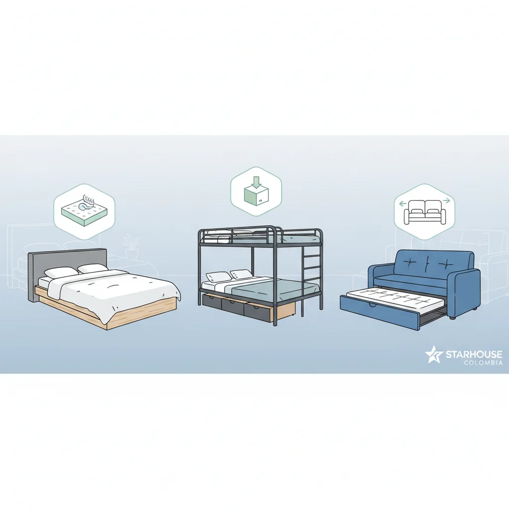 muebles cama baratos características y ventajas