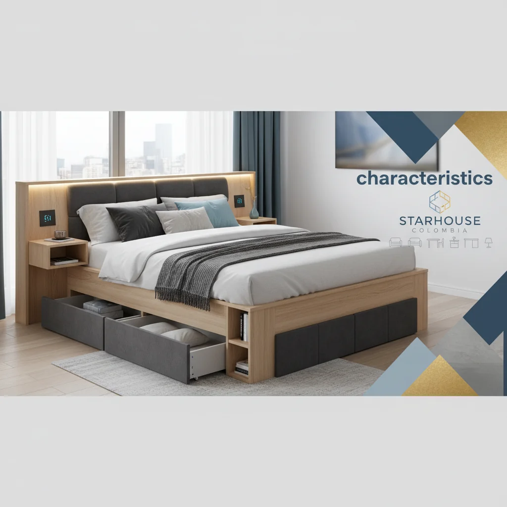 muebles cama modernos características y ventajas