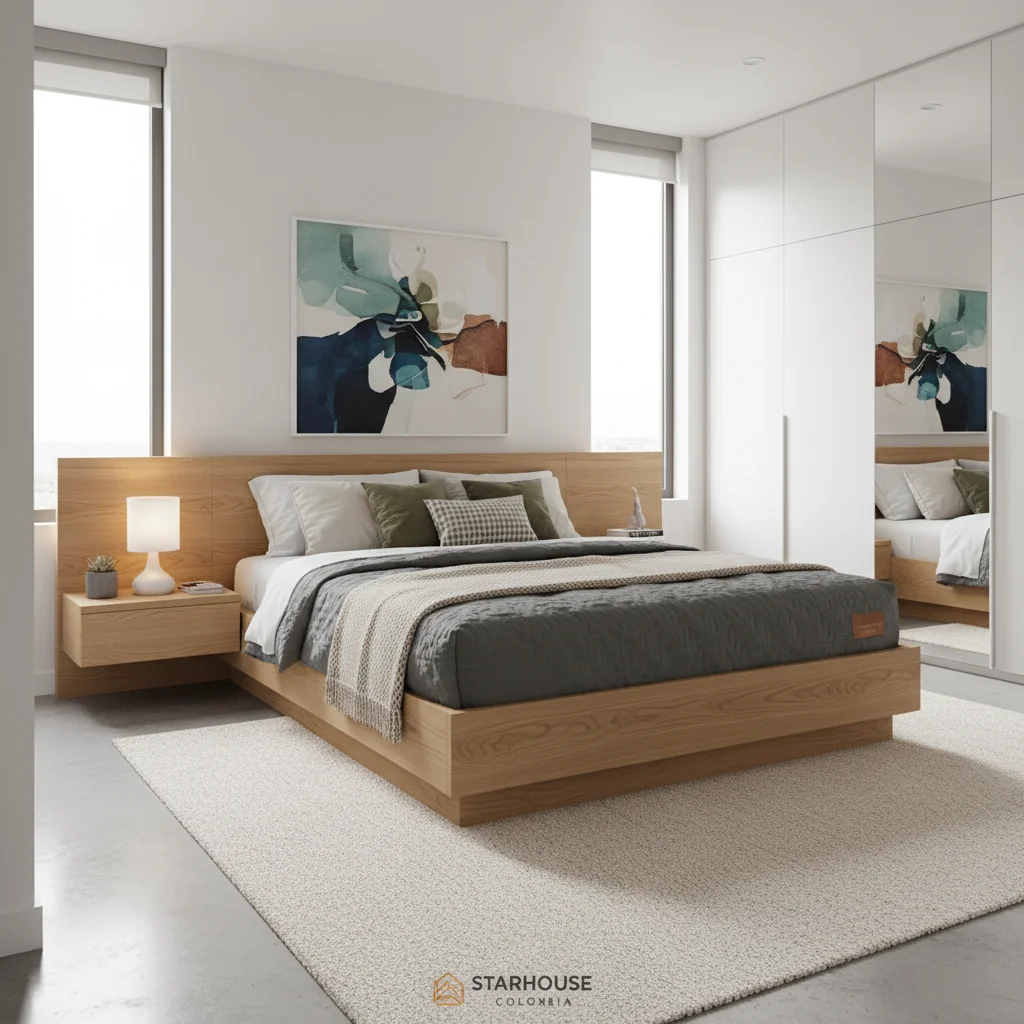 muebles cama modernos — pisos y revestimientos en Colombia | Starhouse