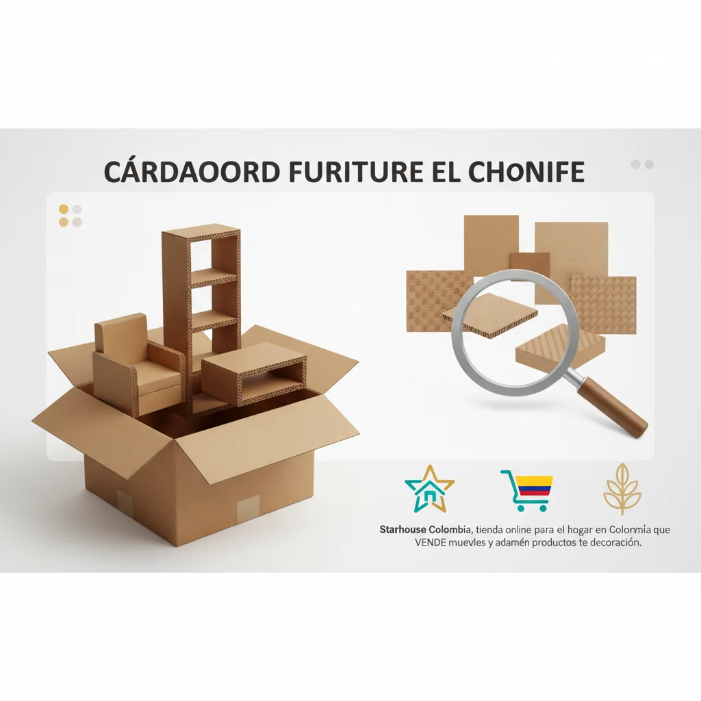 muebles carton cómo elegir