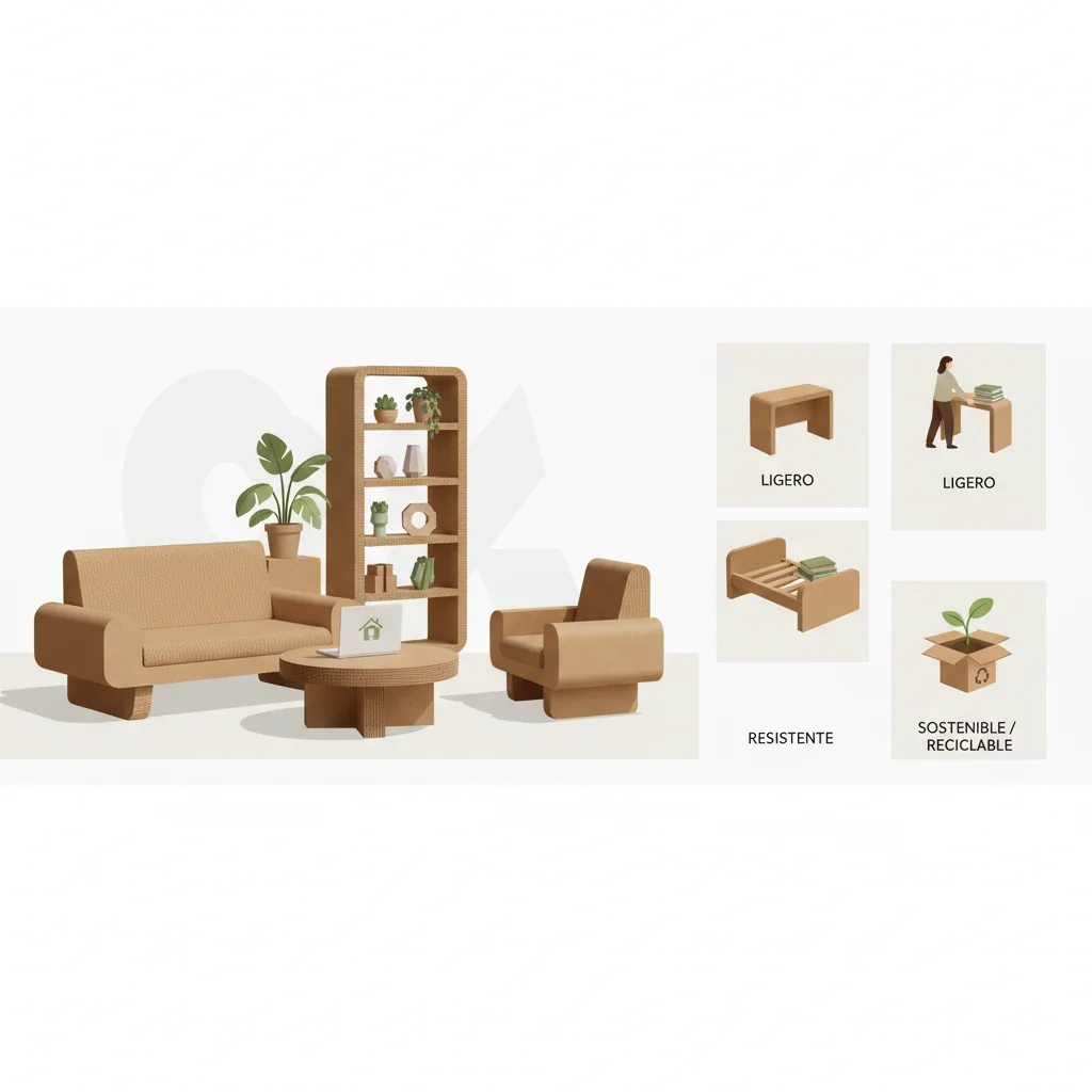 muebles carton características y ventajas