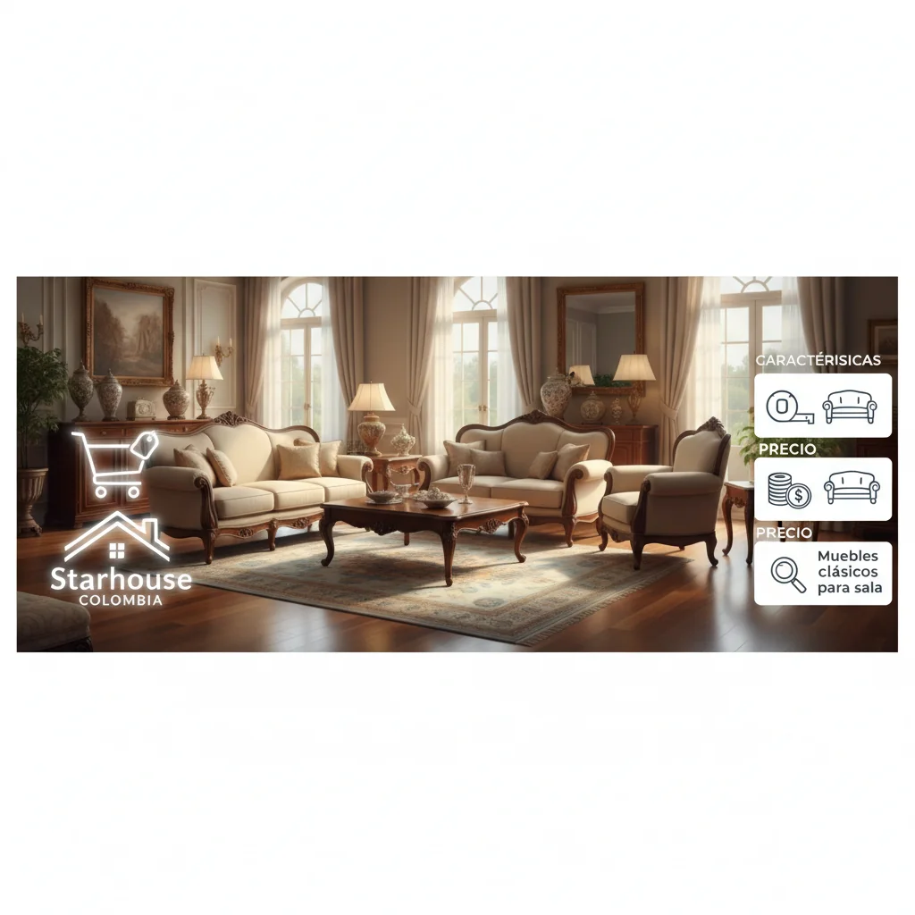 muebles clasicos para sala precio características y ventajas