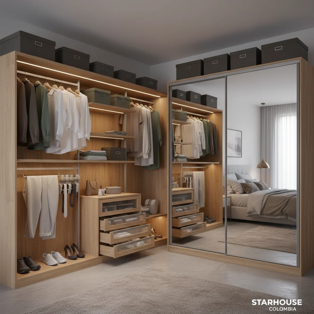 muebles closet características y ventajas