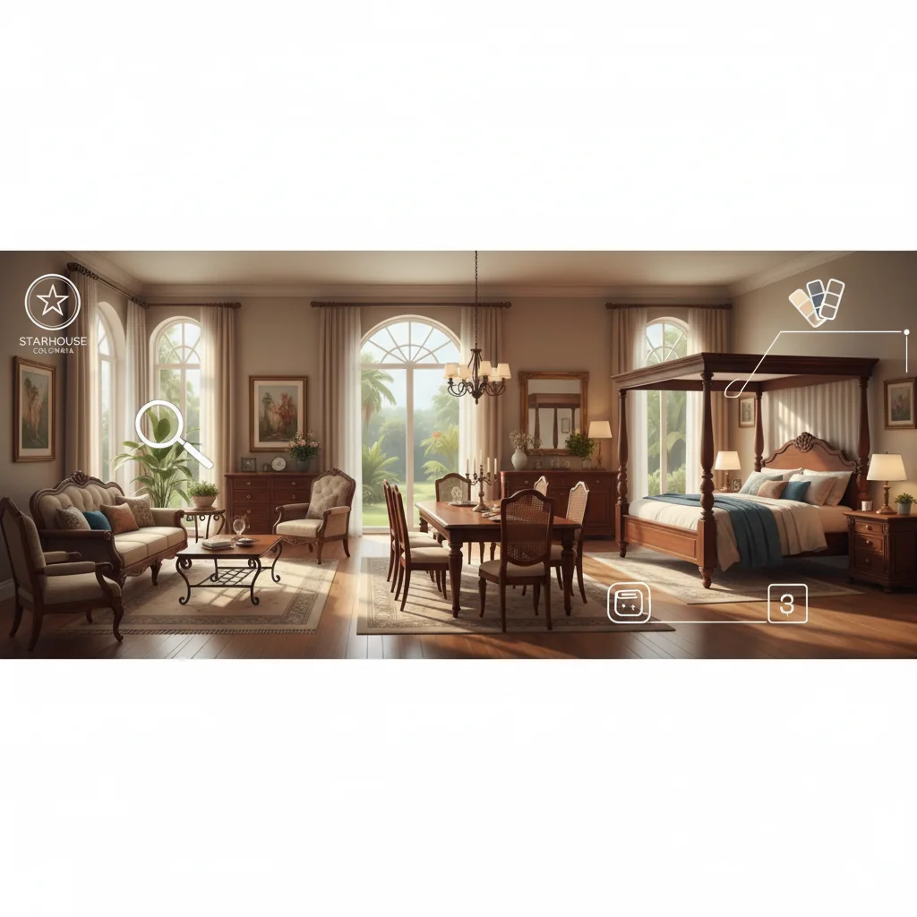 muebles coloniales cómo elegir