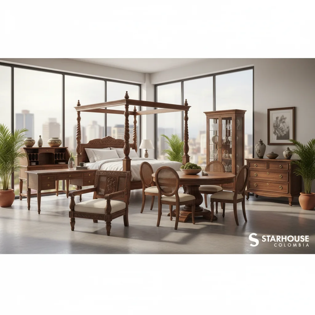 muebles coloniales características y ventajas